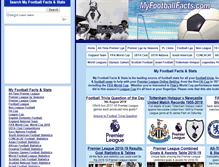 Tablet Screenshot of myfootballfacts.com